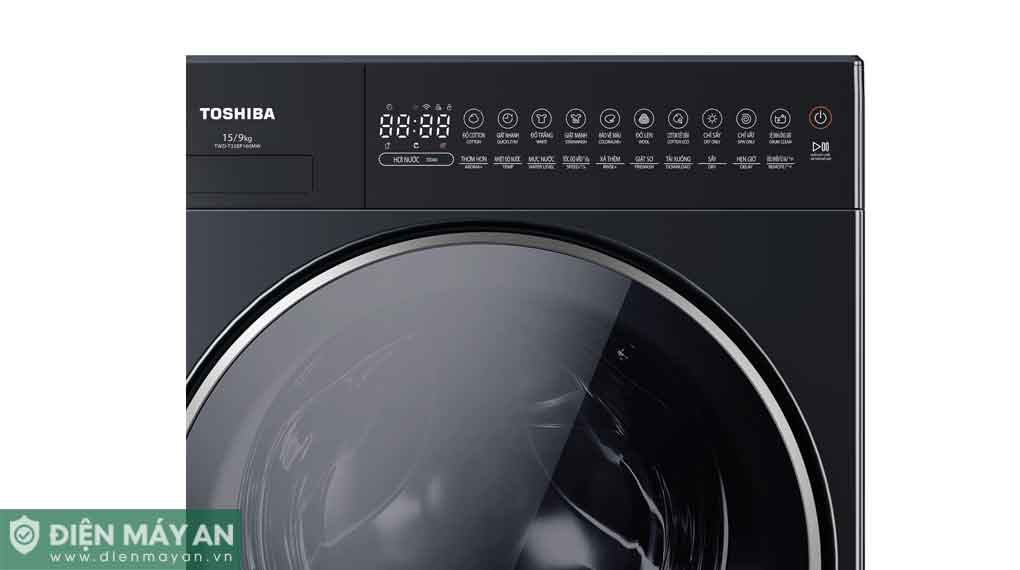 Máy giặt sấy Toshiba Inverter giặt 15 kg - sấy 9 kg TWD-T35BP160MWV(MG)